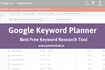 Google Keyword Planner Best Free No 1 Keyword Research Tool