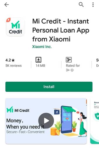 Mi Credit - Google Play Store