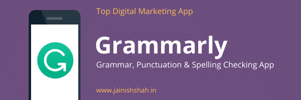 Grammarly is a grammar, punctuation and spelling-mistake checking app