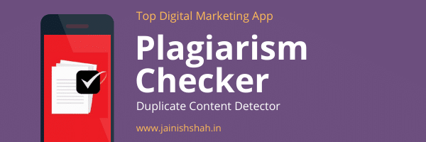 Plagiarism Checker is a duplicate content checking app