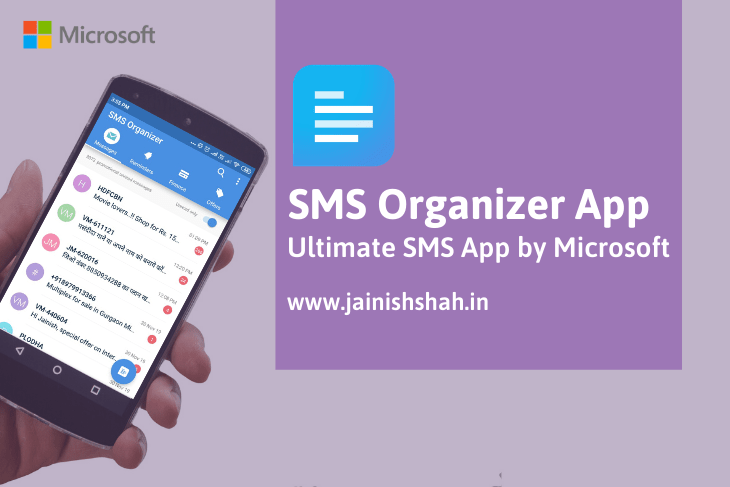 SMS Organizer App by Microsoft