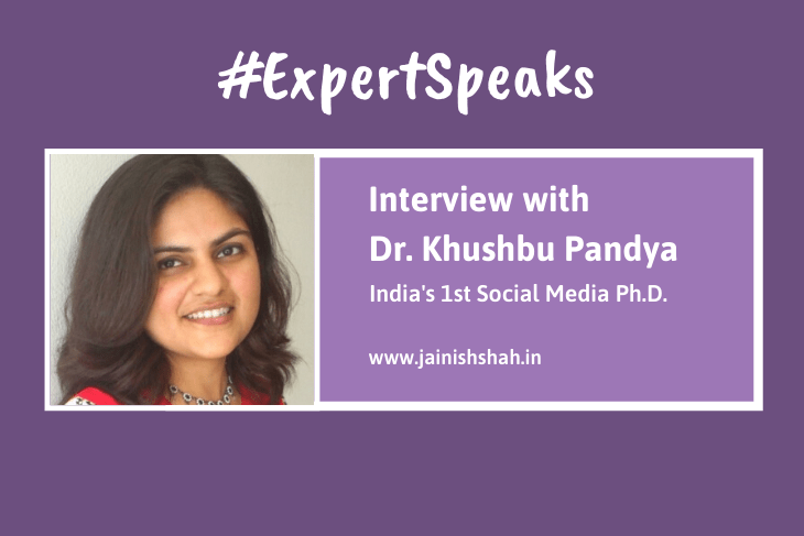 Interview with Dr. Khushbu Pandya