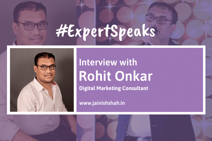 Expert Speaks Interview with Rohit Onkar