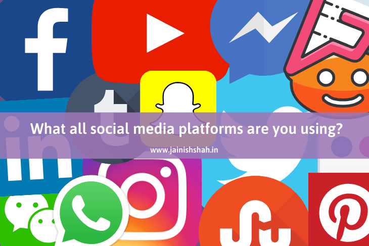 What all social media marketing platforms are you using?
