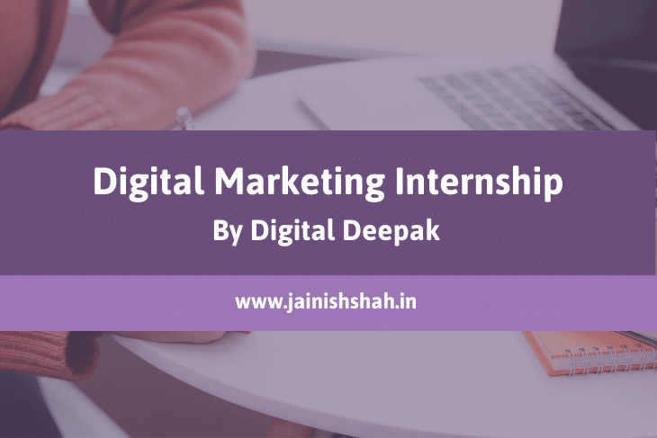 Digital Marketing Internship by Digital Deepak