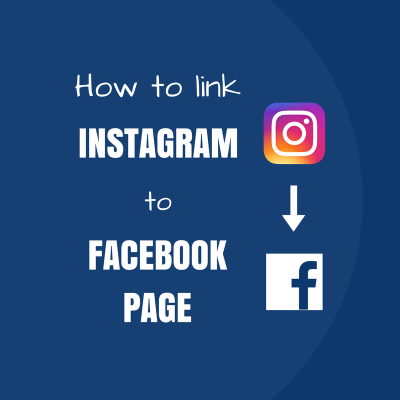 How to link instagram to facebook page