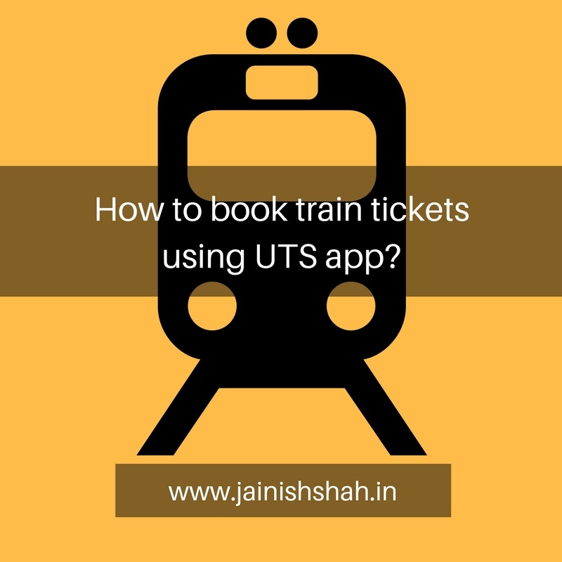 How to book train tickets using UTS app?