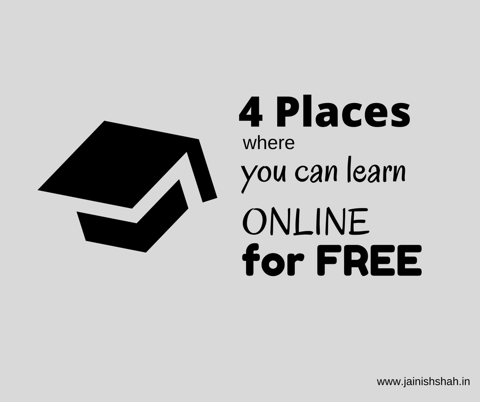 4 Places where you can learn online for free